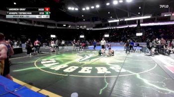 157 lbs Champ. Round 3 - Joseph Yefimchuk, Fife vs Andrew Gray, Battle Ground