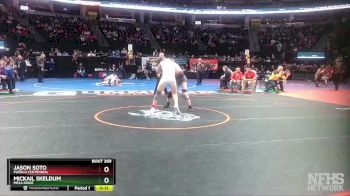 132-4A 5th Place Match - Jason Soto, Pueblo Centennial vs Mickail Skeldum, Mesa Ridge