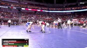 1A-175 lbs Quarterfinal - Kaiden Knaack, Don Bosco vs Jayden Dickerson, Shenandoah