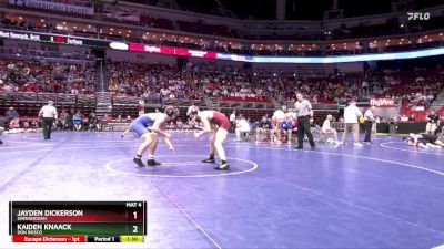 1A-175 lbs Quarterfinal - Kaiden Knaack, Don Bosco vs Jayden Dickerson, Shenandoah