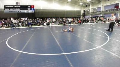 110 lbs Champ. Rd Of 16 - Cheyenne Kincade, Thoroughbred Wrestling Academy vs Amea Whittington, Team Idaho Wrestling Club