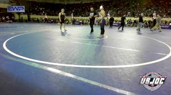 285 lbs Quarterfinal - Eztavon Lopez, Lawton, Ok vs Kash Kirby, Tonkawa Takedown Club