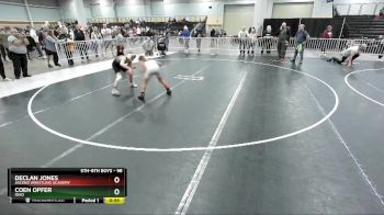 98 lbs Cons. Round 3 - Declan Jones, Ascend Wrestling Academy vs Coen Opfer, Ohio