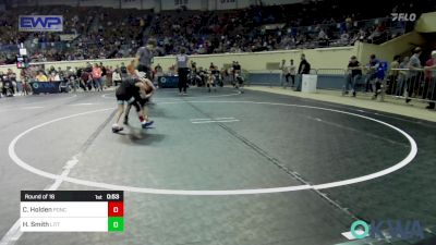 43 lbs Round Of 16 - Camden Holden, Ponca City Wildcat Wrestling vs Hux Smith, Little Axe Takedown Club