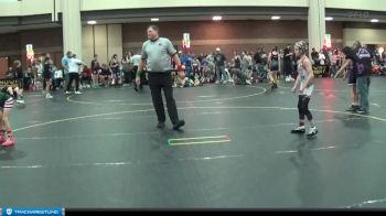 72 lbs Round 2 (6 Team) - Cruz Evans, Untouchables vs Mikey Perna, Steel Valley