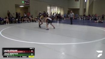 126 lbs Round 2 (6 Team) - Jonas Rebstock, Assassins Pink vs Jacob Kershaw, North Desoto Wrestling Academy