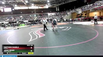 160 lbs Champ. Round 1 - Aiden Neher, Walla Walla vs Matthew Daniels, McCall