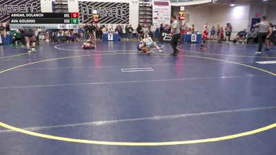 142 lbs Semifinal - Abigail Dolanch, Avella vs Ava Golding, Kiski Area