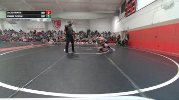 145 lbs Champ. Round 1 - Jade Kehoe, Bayfield vs Emma Dixon, Central JG JV