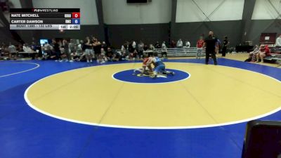 132 lbs Cons. Quarters - Nate Mitchell, USA Gold vs Carter Dawson, Roseburg Mat Club