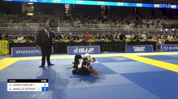 EMMA LAURA LUDLUM vs ARACELY JANELLE STEVENS 2024 Pan Kids Jiu-Jitsu IBJJF Championship