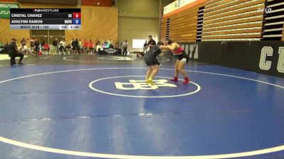 182 lbs Round 2 - Cristal Chavez, Bakersfield College vs Avalynn Ramos, Moorpark College