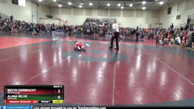 65 lbs Round 1 - Bevyn Gerbracht, EB Mat Club vs Alana Billig, Royalton