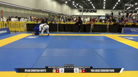 Yan Lucas Cordeiro Paiva vs Dylan Christian Whyte 2026 World Master IBJJF Jiu-Jitsu Championship