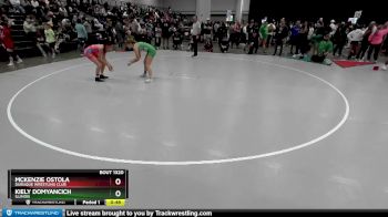115 lbs Cons. Round 2 - Kiely Domyancich, Illinois vs McKenzie Ostola, Dubuque Wrestling Club