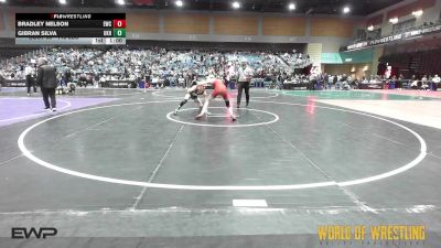 113 lbs Consi Of 16 #2 - Bradley Nelson, Elko Wrestling Club vs Gibran Silva, Ukiah