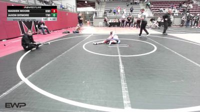 61 lbs Final - Madden Moore, Keystone Kids Wrestling Club vs Jaxon Ditmore, Team Tulsa Wrestling Club