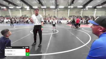 81 lbs 2nd Place - Austin Barnes, Hammer House Mafia vs Gavin Stahle, Blanco