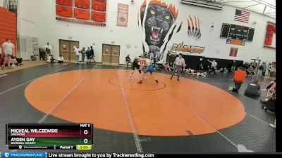 195C Round 1 - Ayden Gay, Natrona County vs Micheal Wilczewski, Shoshoni