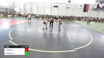 102 lbs Quarterfinal - Jack Warren, Dominate WC vs Cole Pontine, Durango WC