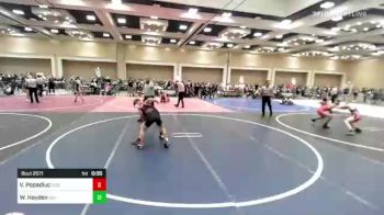 102 lbs 3rd Place - Valentine Popadiuc, 505 Wc vs Wesley Hayden, Bay Area Dragons