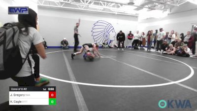 75 lbs Consi Of 8 #2 - Joseph Gregory, Shelton Wrestling Academy vs Kalon Cagle, Standfast