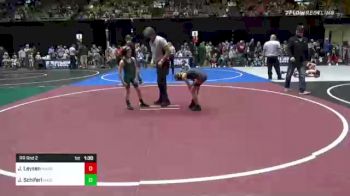 66 lbs Rr Rnd 2 - Journey Leysen, Marshall vs Jackston Schiferl, Hazen WC