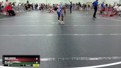 120 lbs Semifinal - Rylen Campbell, Mat Factory vs Ben Owens, Hanover High School