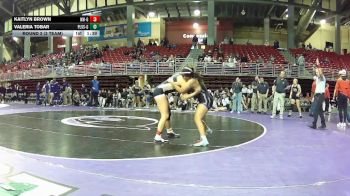 145 lbs Round 2 (3 Team) - Valeria Tobar, Papillion-La Vista South vs Kaitlyn Brown, Northwest