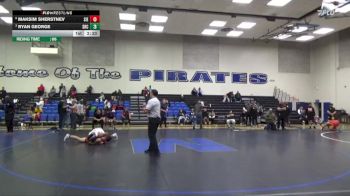 197 lbs 3rd Place Match - Ryan George, Santa Rosa College vs Maksim Sherstnev, Sierra College