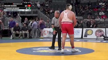 285 lbs Champ. Round 1 - Charles McGrant, New Haven vs William Glesing, New Palestine