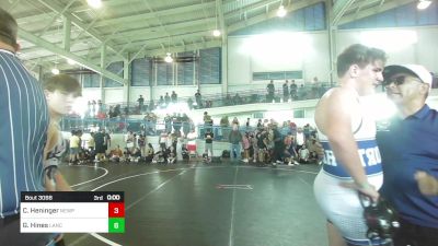 156 lbs Consi Of 8 #2 - Quinn Mosch, Granite WC vs Kris Zimmermann, Methods WC