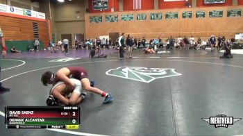 133 lbs Semifinal - David Saenz, Mt. SAC vs Derrek Alcantar, Bakersfield