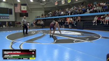 JV-36 lbs Round 1 - Jaxon Anderson, Mount Vernon vs Brandon Hatfield, Marion