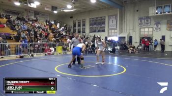 155 lbs Cons. Round 4 - Lesly Lugo, Cathedral City vs Masuimi Everitt, Mayfair