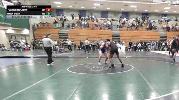 165 lbs Champ. Round 3 - Ryan Peck, Ramona vs James Holiday, Esperanza