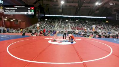 2A-150 lbs Champ. Round 1 - Jared Nelsen, H.E.M. vs Will Ward, Thermopolis