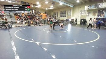 110 lbs Semifinal - Aubree Gutierrez, Marina vs Janan Albouriny, Irvine