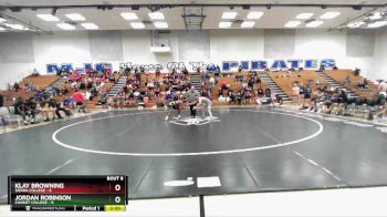 133 lbs Round 1 (16 Team) - Jordan Robinson, Chabot College vs Klay Browning, Sierra College