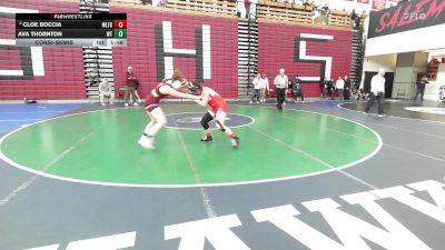 132 lbs Consolation - Cloe Boccia, Milford vs Ava Thornton, Whittier