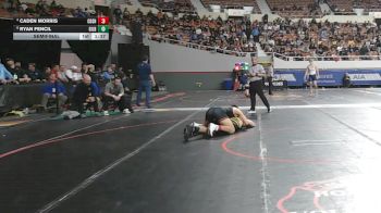 177-D1 Semifinal - Ryan Fencil, Gilbert High School vs Caden Morris, Corona Del Sol High School