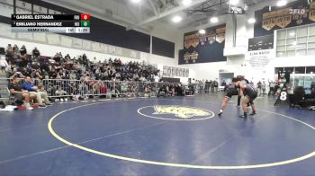 150 lbs Semifinal - Gabriel Estrada, Frontier vs Emiliano Hernandez, Hesperia