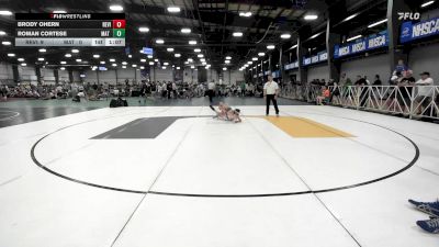 85 lbs Rr Rnd 2 - Brody Ohern, Revival Orange vs Roman Cortese, Mat Warriors Yellow