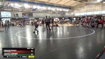 120+130 Cons. Semi - Araiah Cormier, Rayne Wrestling Club vs Adalyn Fowls, Unattached