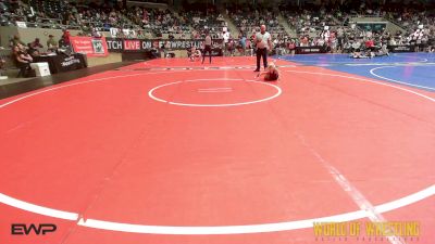52 lbs Rr Rnd 2 - Raelynn Traweek, Mojo Grappling Academy vs Aspen Shelton, Team Tulsa Wrestling Club