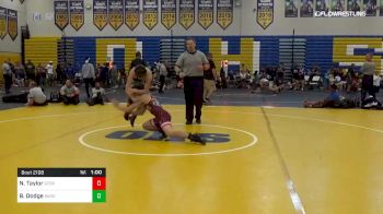 145 lbs Consi Of 16 #2 - Nathanial Taylor, Storm vs Bryce Dodge, West Port