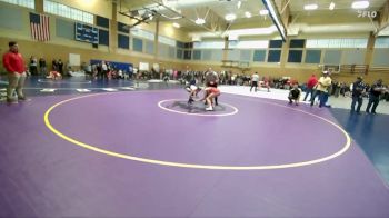 115lbs Champ. Round 2 - Aliyah Lachney, Castle Rock (Girls) vs Reese Prescott, Royal (Girls)