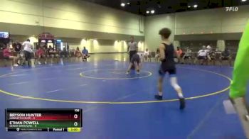 106 lbs Round 4 (6 Team) - Bryson Hunter, Hawkstyle Elite vs Ethan Powell, Genoa Wrestling