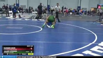 157 lbs Cons. Round 2 - Xavier Howard, McDaniel College vs Gunner Gehr, Elizabethtown College