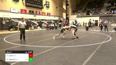 125 lbs Quarterfinal - Tyson Lane, Gardner-Webb vs Caleb Weiand, Michigan State